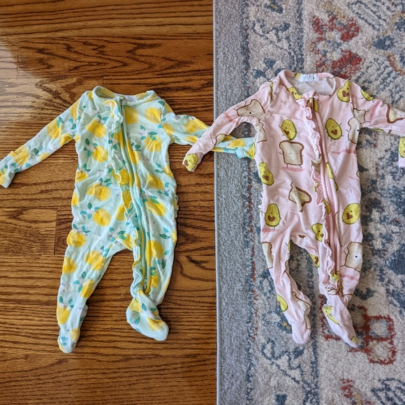 Angel Dear One Pieces Angel Dear 3 Month Sleeper Set Of 2 Poshmark